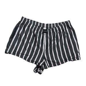 Women’s Victoria Secret Sleep Lounge Boxer Style Shorts XL Pink Gray Stripes